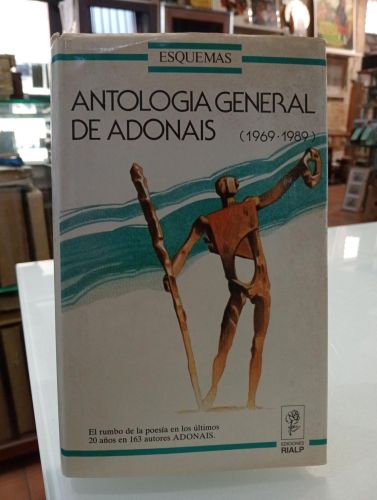 Portada del libro de Antología general de Adonáis (1969-1989)