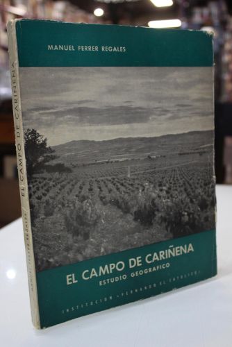 Portada del libro de El campo de Cariñena. Estudio geográfico.