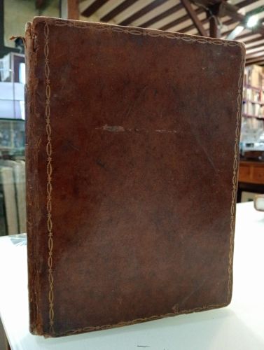 Portada del libro de (Vicente Tofiño de San Miguel 1789) Derrotero de las costas de España en el océano Atlántico, y de las...