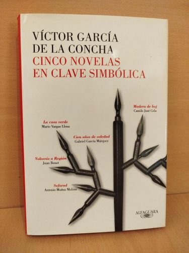 Portada del libro de Cinco novelas en clave simbólica
