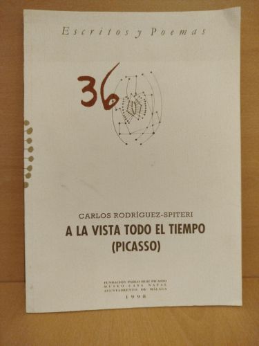 Portada del libro de A la vista todo el tiempo (Picasso) [Dedicado]
