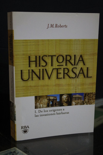 Portada del libro de Historia Universal. I: De los orígenes a las invasiones bárbaras