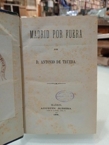 Portada del libro de Madrid por fuera