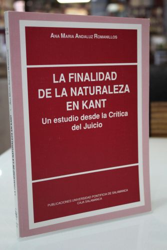 Portada del libro de La finalidad de la naturaleza en Kant