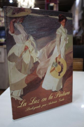 Portada del libro de La luz en la Pintura.- Prólogo de Antonio Gala.