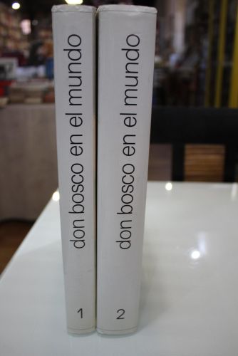 Portada del libro de Don Bosco en el mundo.- Dos volúmenes.