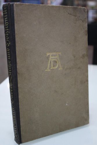 Portada del libro de 1920.- Albrecht Dürers Stiche und Holzschnitte.