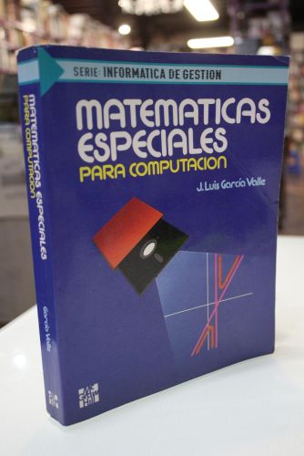 Portada del libro de Matemáticas especiales para computación