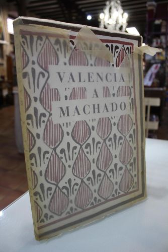 Portada del libro de Valencia a Machado