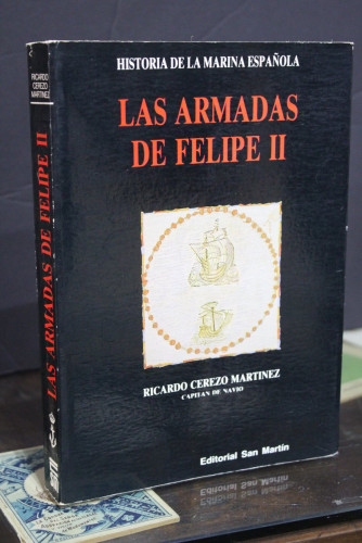 Portada del libro de Historia de la marina española. Las armadas de Felipe II