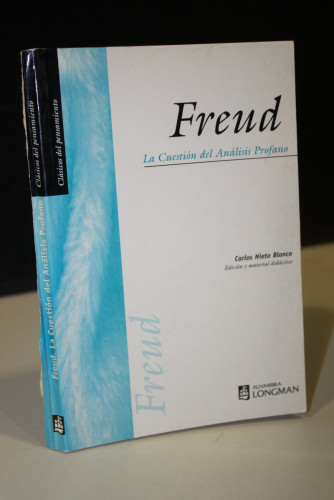 Portada del libro de Freud. La Cuestion del Análisis Profano. Capítulos I-V