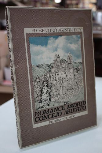 Portada del libro de Romance de Madrid. Concejo Abierto