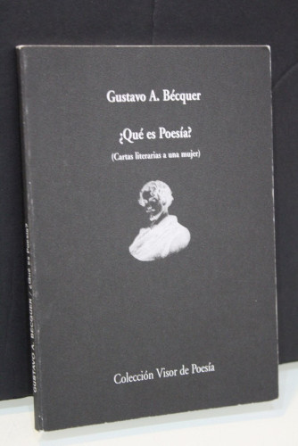 Portada del libro de ¿Qué es poesía? (Cartas literarias a una mujer)