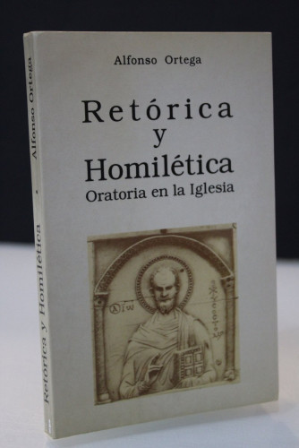 Portada del libro de Retórica y homilética. Oratoria en la Iglesia