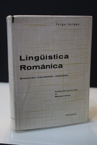 Portada del libro de Lingüística románica. Evolución, corrientes, metodos.- Iordan, Iorgu.