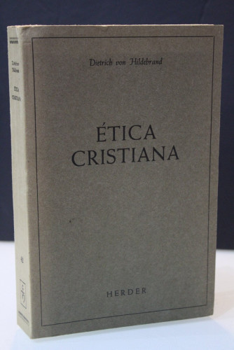 Portada del libro de Ética cristiana