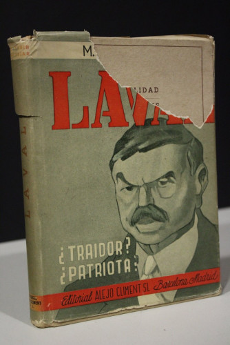 Portada del libro de Pierre Laval