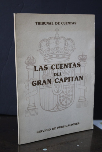 Portada del libro de Las cuentas del Gran Capitán.- Tribunal de Cuentas.