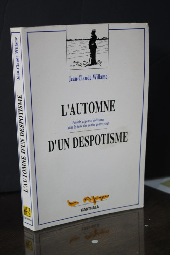 Portada del libro de L'automne d'un despotisme. Pouvoir, argent et obéissance dans le Zaïre des annés quatre-vingt.