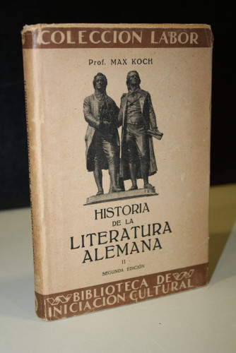 Portada del libro de Historia de la Literatura Alemana. II