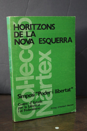 Portada del libro de Horitzons de la nova esquerra. Simposi 