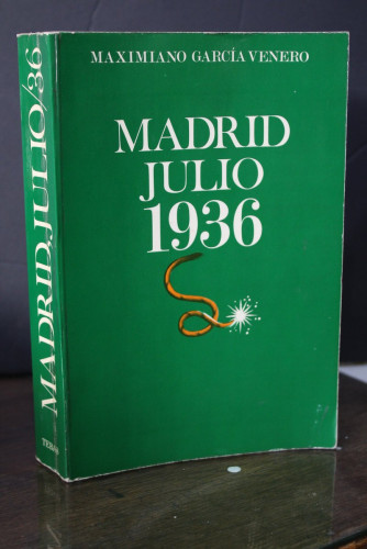 Portada del libro de Madrid Julio 1936