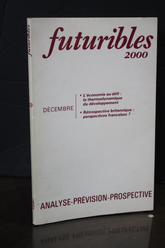 Portada del libro de Futuribles. N.º 39 - Décembre 1980.