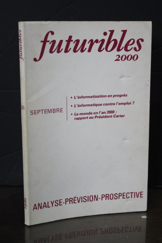 Portada del libro de Futuribles. N.º 36 - Septembre 1980.