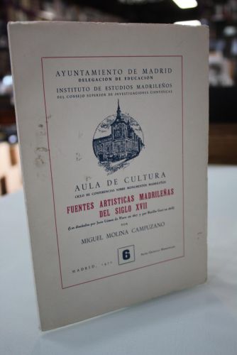 Portada del libro de Fuentes Artísticas Madrileñas del Siglo XVII