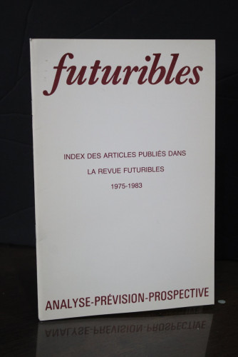 Portada del libro de Index des articles publiès dans la revue futuribles, 1975-1983.