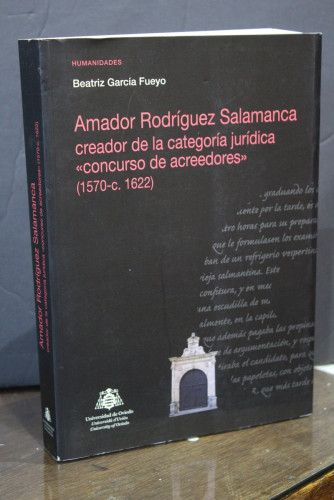 Portada del libro de Amador Rodríguez Salamanca, creador de la categoría jurídica 