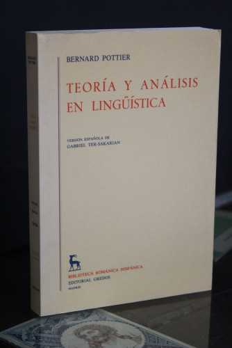 Portada del libro de Teoría y análisis en lingüística