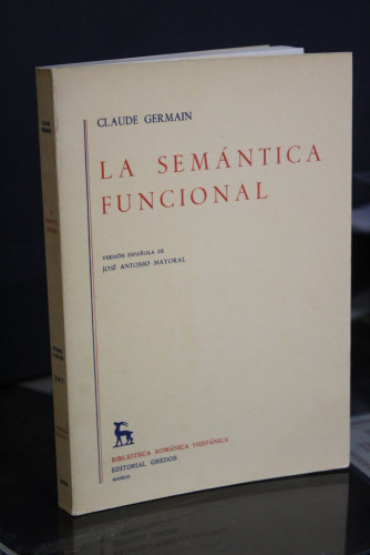 Portada del libro de La semántica funcional