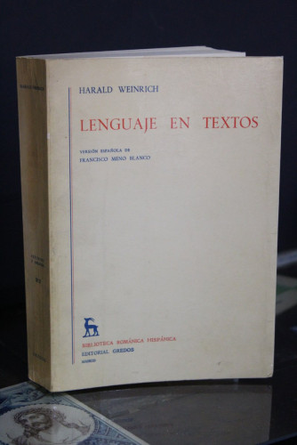 Portada del libro de Lenguaje en textos