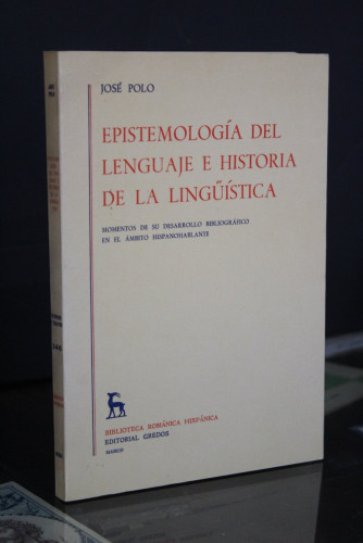 Portada del libro de Epistemología del lenguaje e historia de la lingüística. Momentos de su desarrollo bibliográfico en...