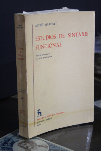 Portada del libro de Estudios de sintaxis funcional