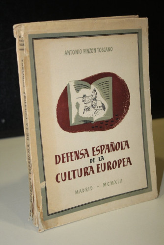 Portada del libro de Defensa española de la cultura europea