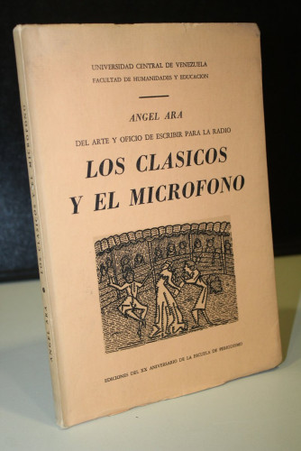 Portada del libro de Del arte y oficio de escribir para la radio. Los clásicos y el micrófono