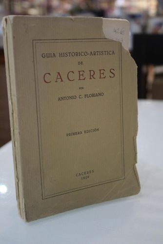 Portada del libro de Guía histórico-artística de Cáceres.