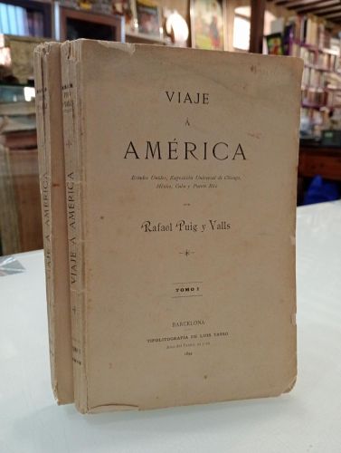 Portada del libro de Viaje a América. 2 Tomos [Dedicado]