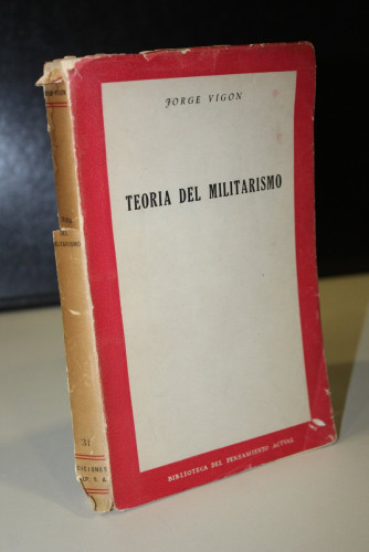 Portada del libro de Teoría del militarismo