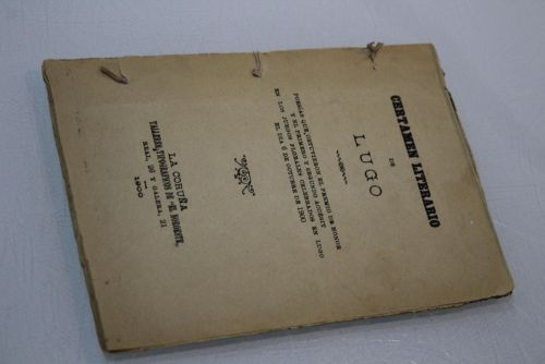 Portada del libro de (La Coruña 1900) Certamen literario de Lugo. Poesías que obtuvieron el premio de honor y el primero...