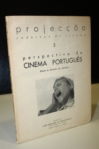 Portada del libro de Perspectiva do Cinema Português.- Azevedo, Manuel de.- Projecçâo. Cadernos de cinema. 3.