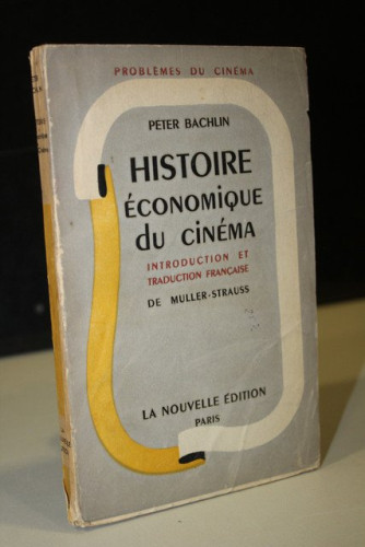 Portada del libro de Histoire économique du cinéma