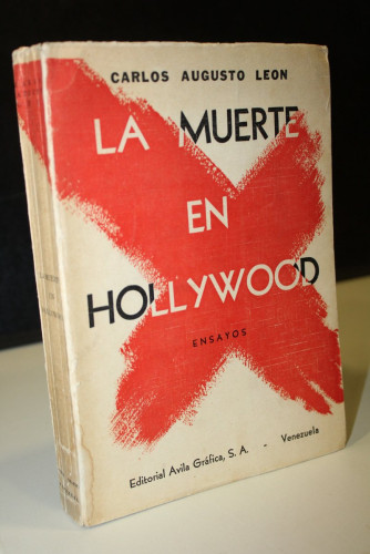 Portada del libro de La muerte en Hollywood. Ensayos