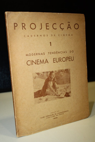 Portada del libro de Modernas tendências do Cinema Europeu.- Projecçâo. Cadernos de cinema. 1.