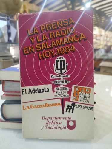 Portada del libro de La Prensa y la Radio en Salamanca hoy, 1984