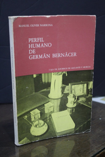 Portada del libro de Perfil humano de Germán Bernácer