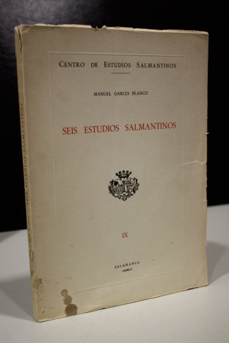 Portada del libro de Seis estudios salmantinos