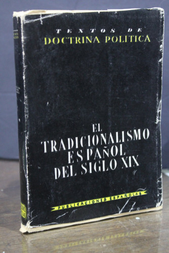 Portada del libro de El tradicionalismo español del siglo XIX